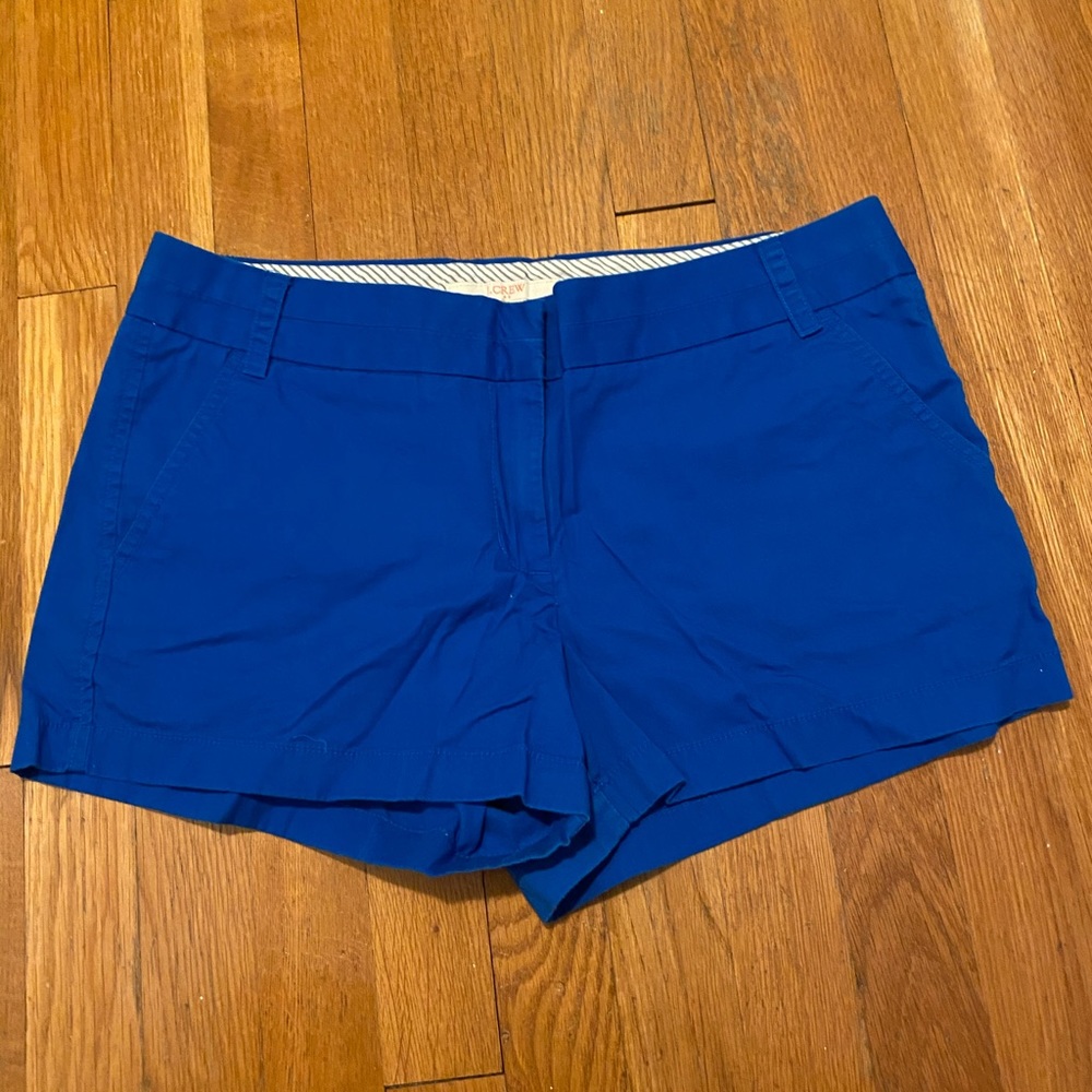 J. Crew Royal Blue Chino Shorts